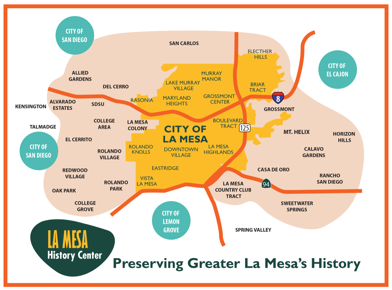 Greater La Mesa Map